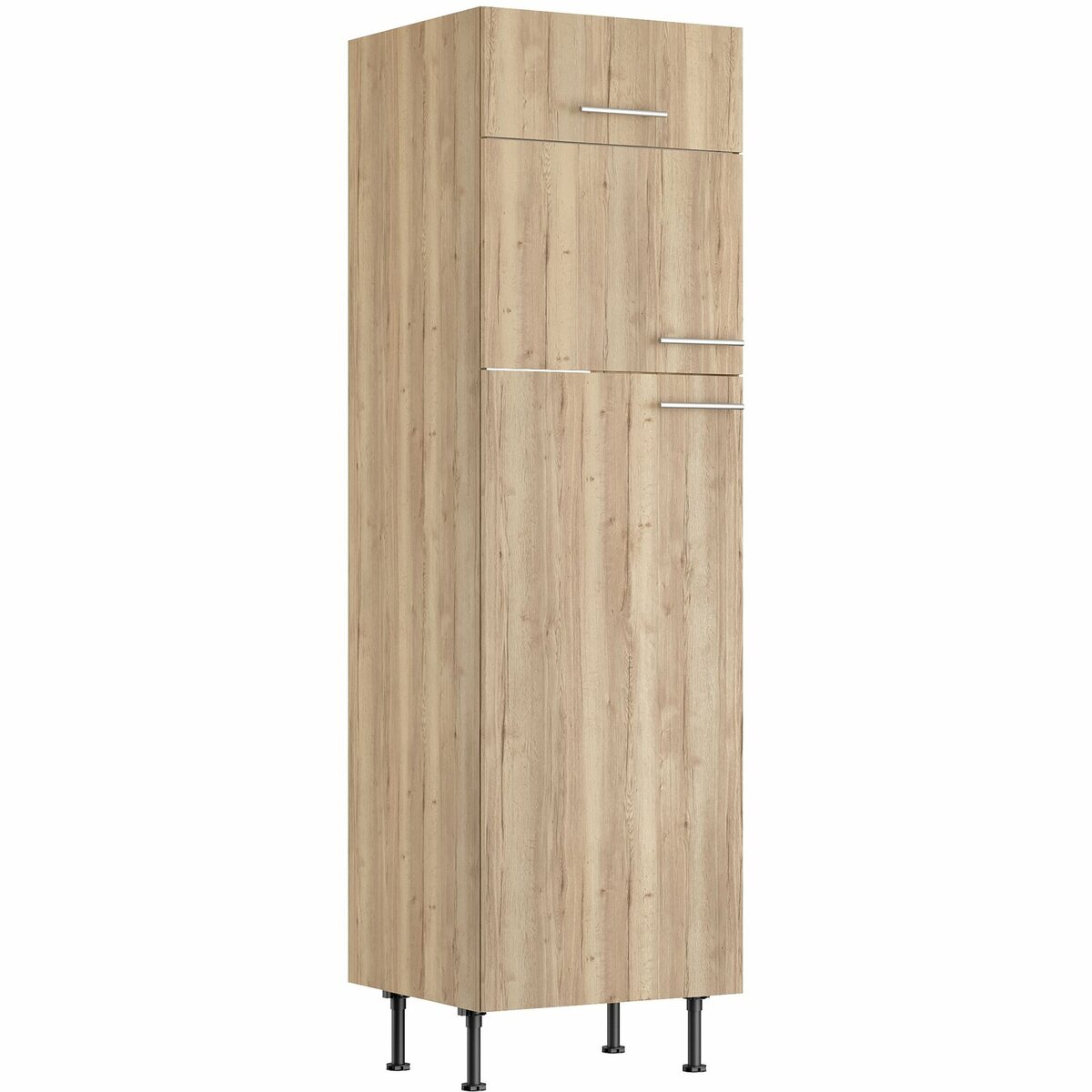 Bild 1 von Optifit Hochschrank für Kühl-Gefrier-Kombi Erik290 60 cm Wildeiche