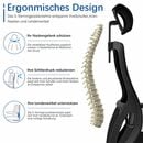 Bild 2 von Durrafy Bürostuhl Chefsessel Ergonomischer, Mesh Drehstuhl, Schreibtischstuhl, mit verstellbarer Kopfstütze, Armlehnen, Lendenwirbelstütze, Atmungsaktiver Netzstuhl