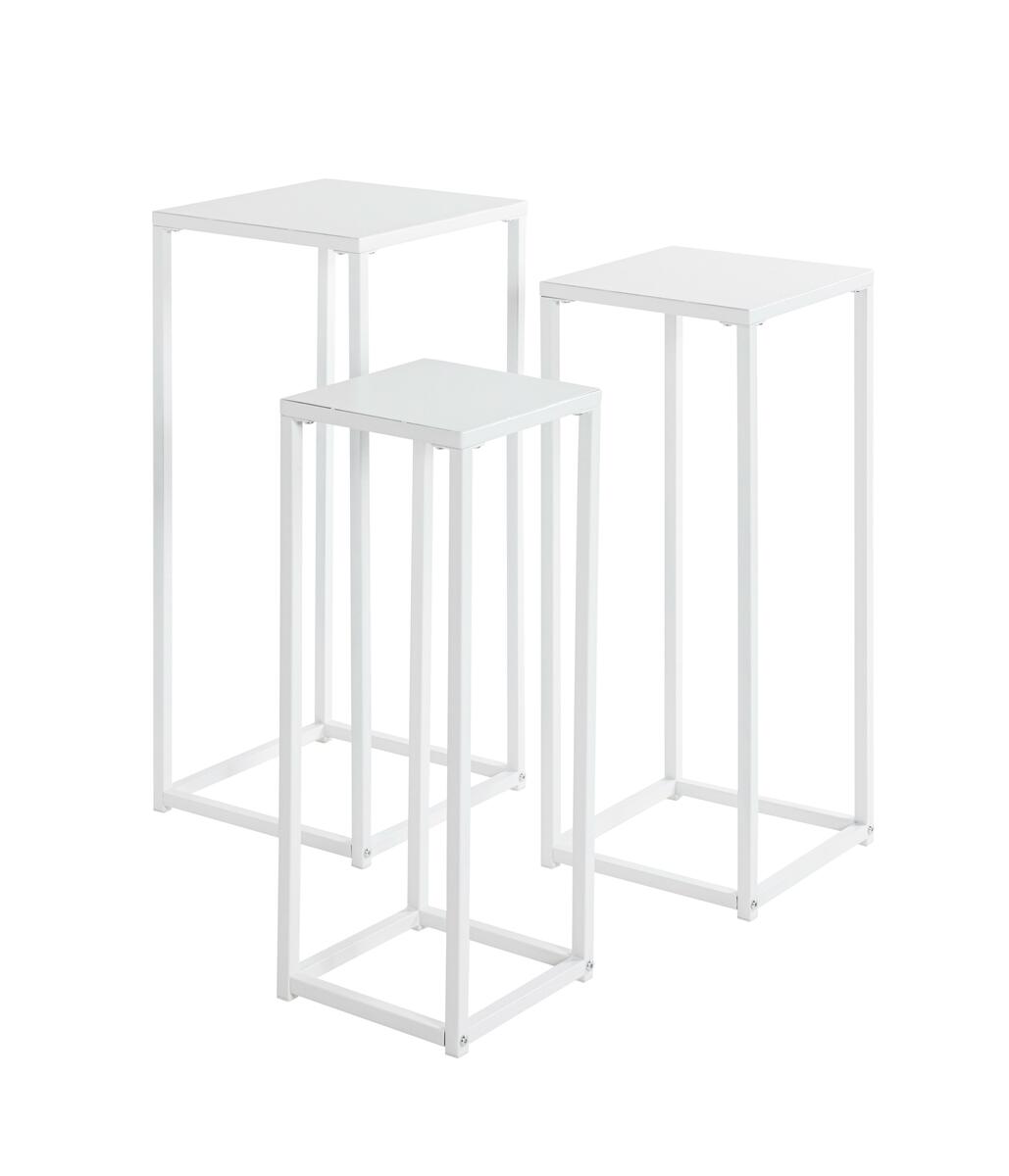 Bild 1 von Blumensäulen-Set Blackburn in Weiß