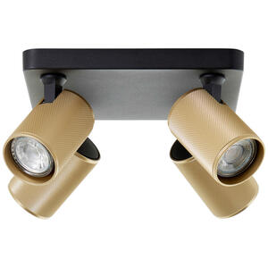 XXXLutz LED-STRAHLER Schwarz, Gold