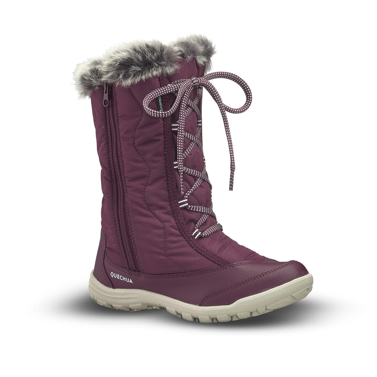 Bild 1 von Schneestiefel Kinder Mädchen Gr. 30-38 warm Winterwandern - SH500 bordeaux