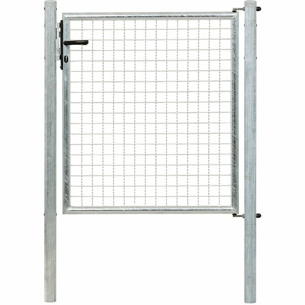 Bild 1 von Einzeltor für Maschendraht- u. Fix-Clip Pro-Zaun Feuerverzinkt 100 x 100 cm