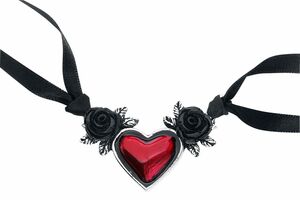 Alchemy Gothic - Gothic Halsband - Blood Heart - für Damen