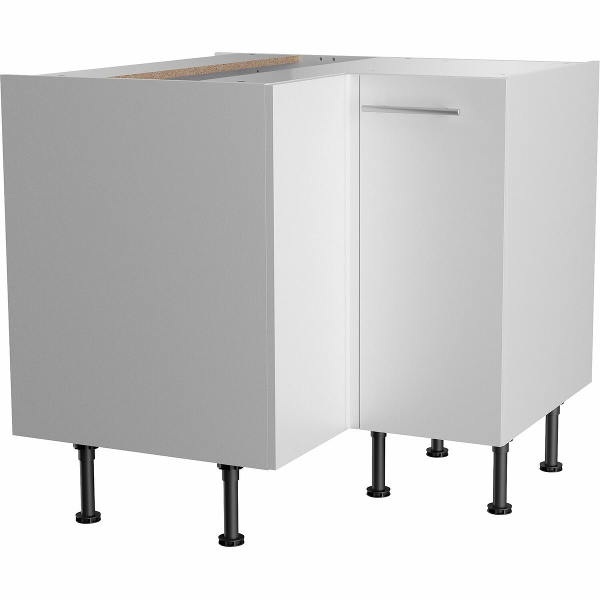 Bild 1 von Optifit Eckunterschrank Bengt932 90/90 cm x 87 cm x 58,4 cm Weiß