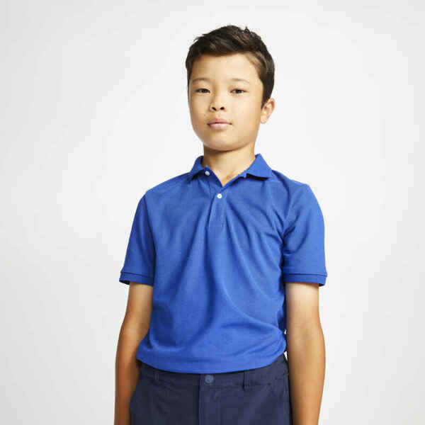 Bild 1 von Golf Poloshirt kurzarm MW500 Kinder indigoblau