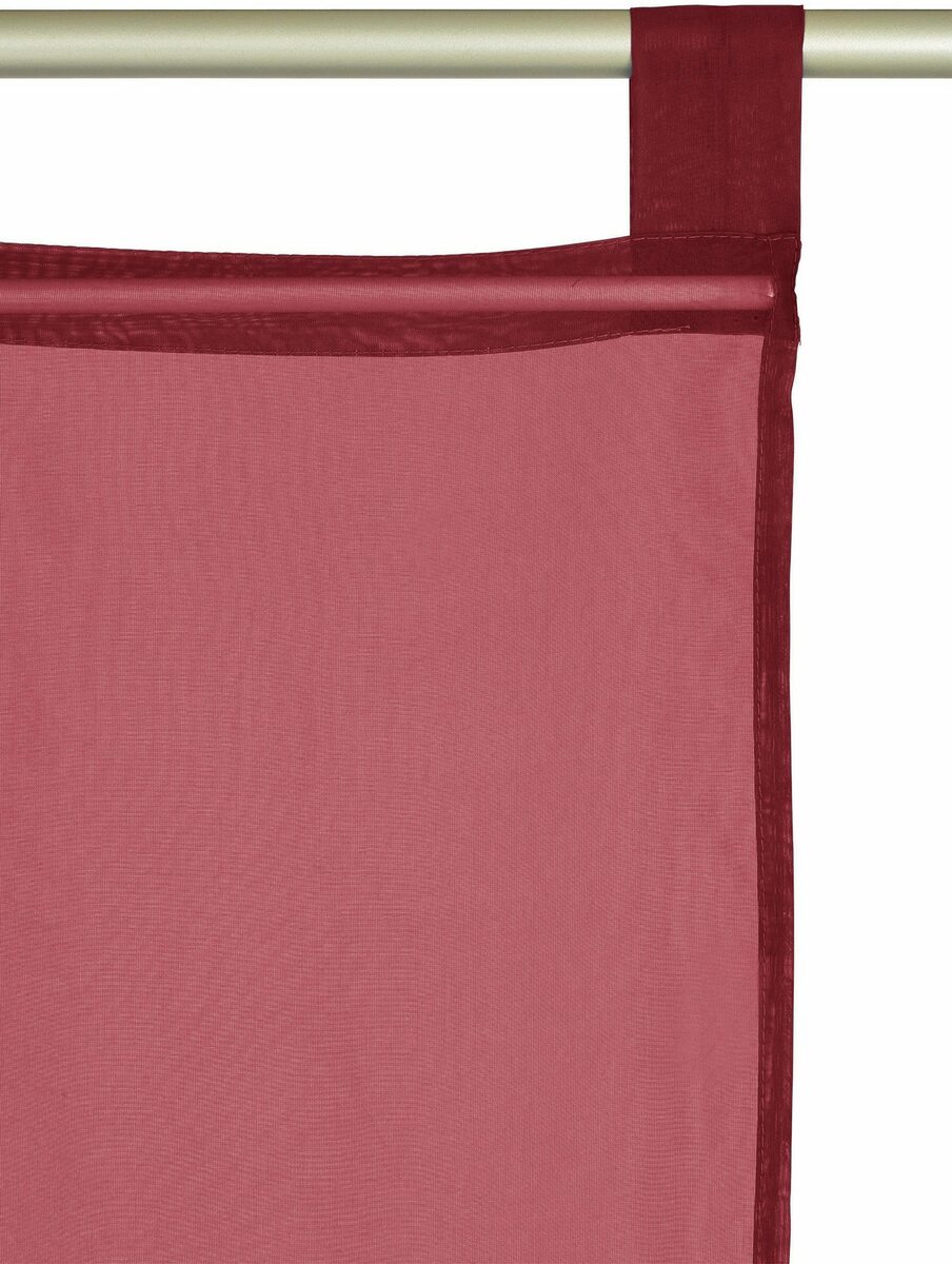 Bild 3 von Schiebegardine Xanten, my home, Schlaufen (2 St), transparent, Voile, 2-er Set, inkl. Beschwerungsstangen, Breite: 57 cm, Flächenvorhang