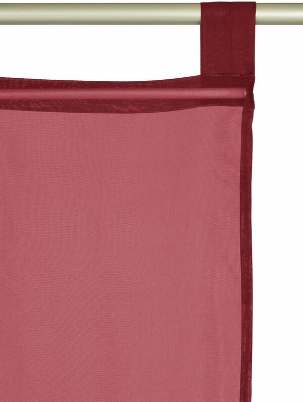 Bild 3 von Schiebegardine Xanten, my home, Schlaufen (2 St), transparent, Voile, 2-er Set, inkl. Beschwerungsstangen, Breite: 57 cm, Flächenvorhang