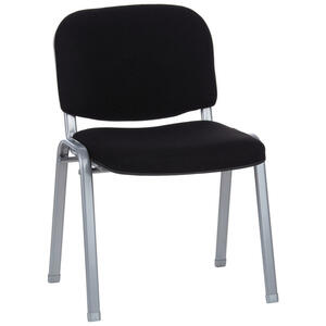 MID.YOU BESUCHERSTUHL Schwarz, Silber
