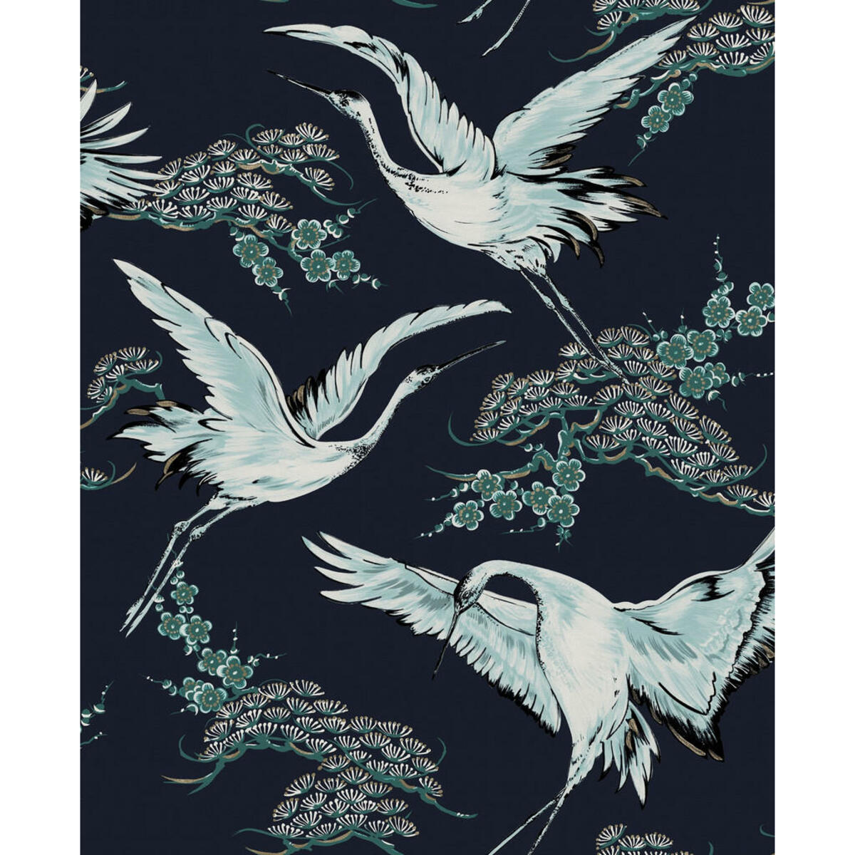 Bild 1 von XXXLutz VLIESTAPETE Dunkelblau