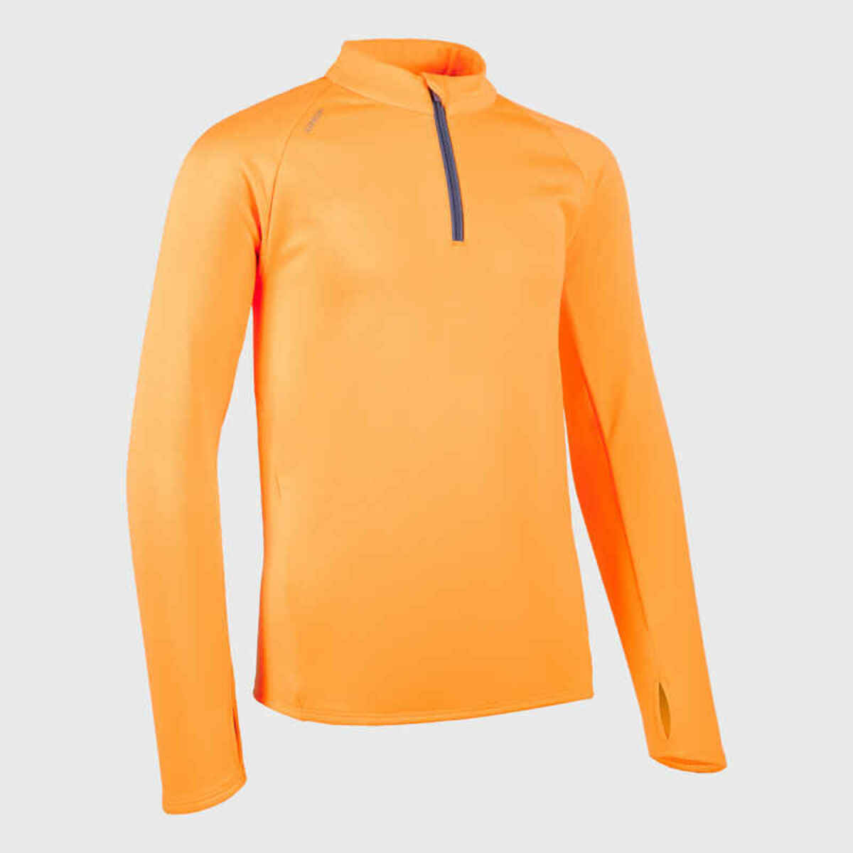 Bild 1 von Laufshirt langarm Leichtathletik warm 1/2 Zip AT 100 Kinder