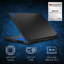 Bild 3 von Medion® ERAZER® MAJOR X10 Gaming-Notebook (40.6 cm/16 Zoll, QHD+ IPS Display 165 Hz Intel® Core™ i7-12700H, Intel® Arc™ A730M, 32 GB HDD, 2000 GB SSD)