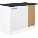 Bild 1 von Optifit Eckunterschrank Salo214 100 cm x 84,8 cm x 60 cm Weiß