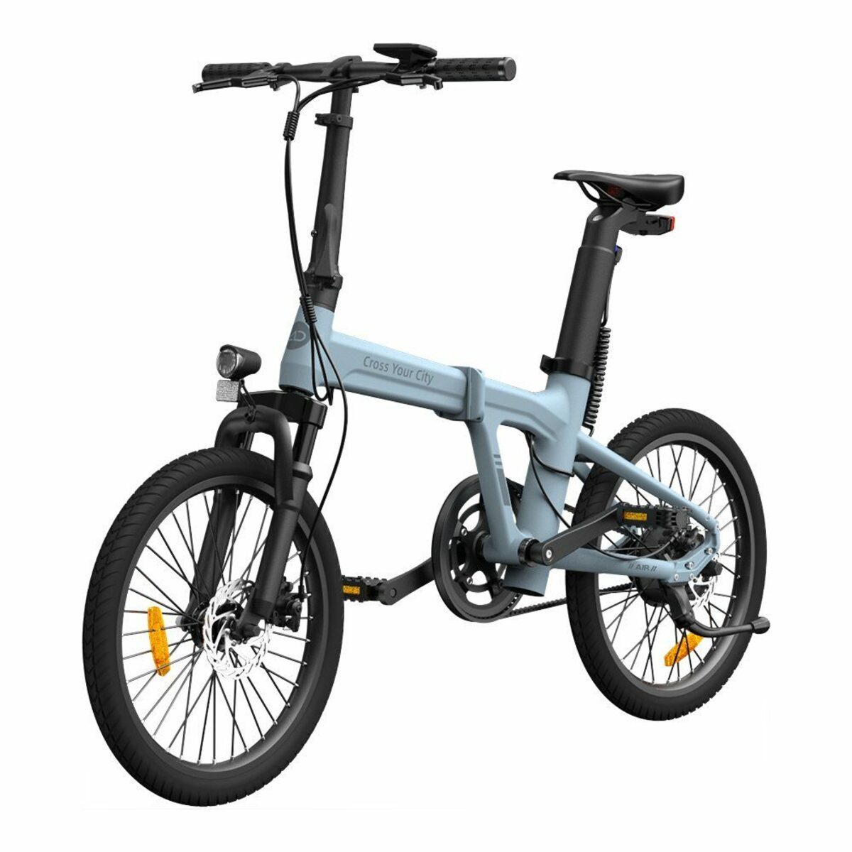 Bild 4 von ADO E-Bike 2× Air 20S E-Fahrrad Faltbar, klapprad Riemenantrieb,Citybike, 1 Gang, Hintermotor, +Fingerabdruck-Schloss, ebike Damen/Herren,StVZO mit Handyhalter