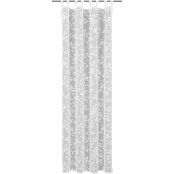 Bild 1 von Schlaufenschal Blätter Weiß 245 cm x 135 cm