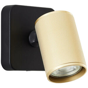 XXXLutz LED-STRAHLER Schwarz, Gold