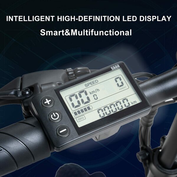 Bild 4 von COLORWAY E-Bike mit Tasche 20 Zoll x 3 Fat Luftreifen Faltrad, 36 V/15 Ah StVZO