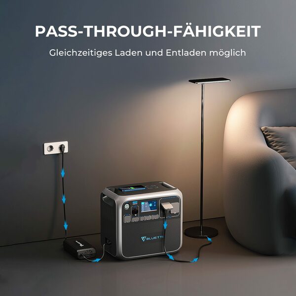Bild 4 von BLUETTI Stromerzeuger AC200P, (mit PV200 Solarpanels), für Reise
