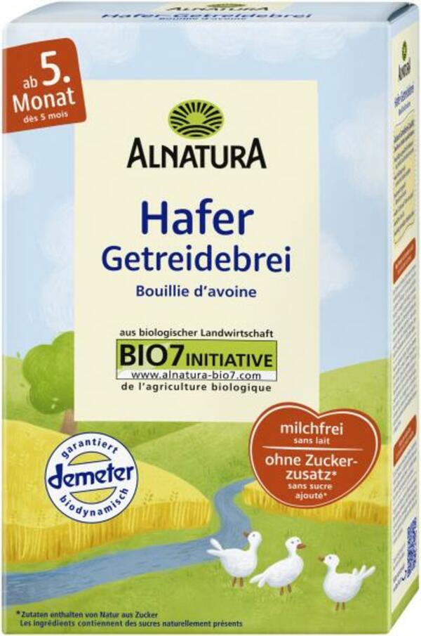 Bild 1 von Alnatura Hafer Getreidebrei