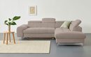 Bild 1 von COTTA Ecksofa Chef, Ecksofa, wahlweise mit Bettfunktion, Bodenfreiheit 12,5 cm, L-Form