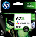 Bild 2 von HP 62XL Tintenpatrone (1-tlg., original Druckerpatrone 62 cyan/magenta/yellow XL / Instant Ink)