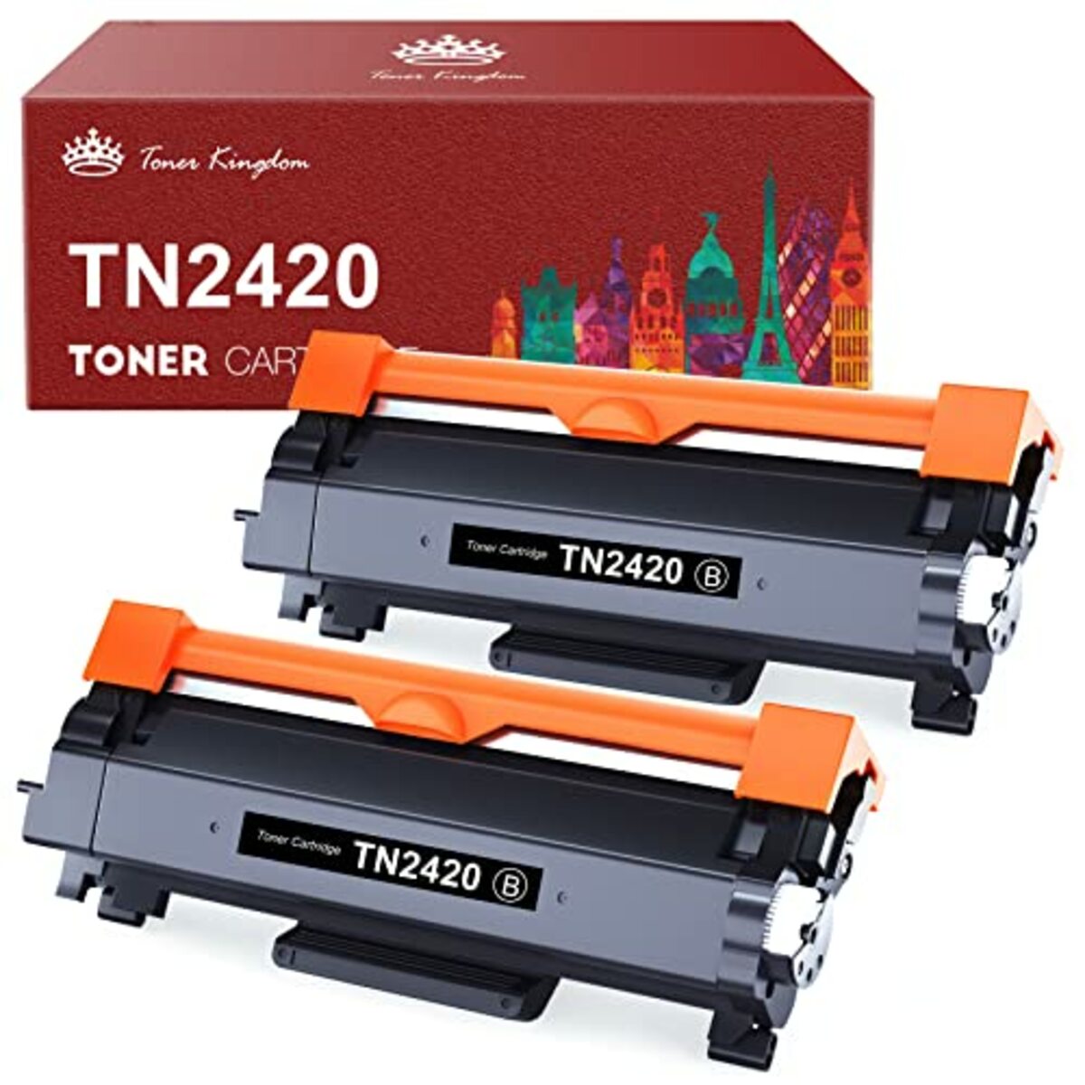 Bild 1 von Toner Kingdom TN2420 TN2410 Tonerkartusche Kompatibel für Brother TN-2420 TN-2410 für MFC-L2710DW HL-L2350DW DCP-L2530DW MFC-L2710DN HL-L2310D HL-L2370DN HL-L2375DW MFC-L2730DW MFC-L2750DW DCP-L251