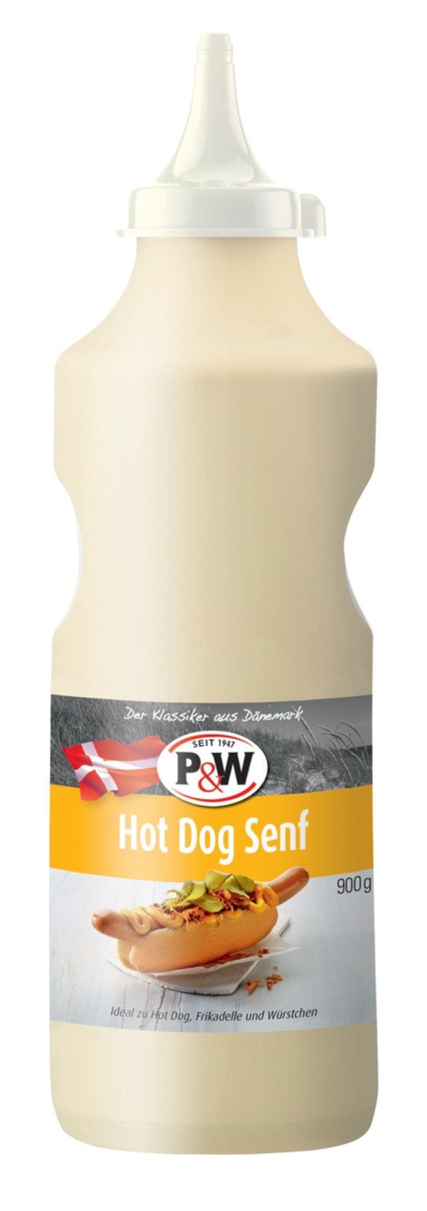 Bild 1 von P&W Dänischer Hot Dog Senf (900 g)