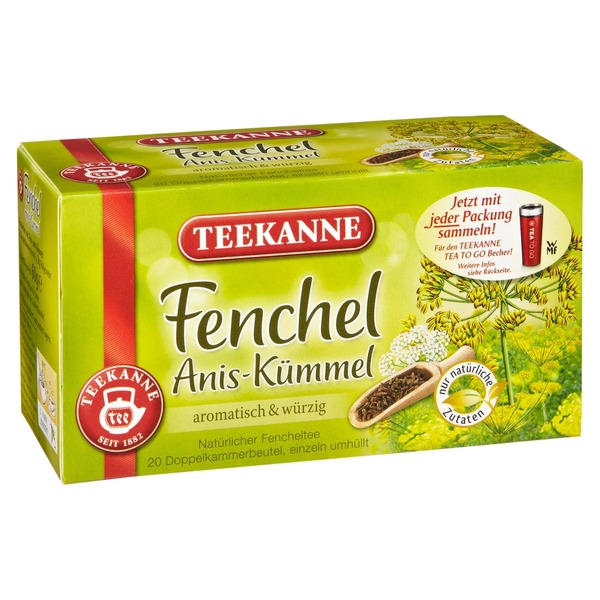 Bild 1 von Teekanne Kräutertee Fenchel-Anis-Kümmel 20 Teebeutel (60 g)