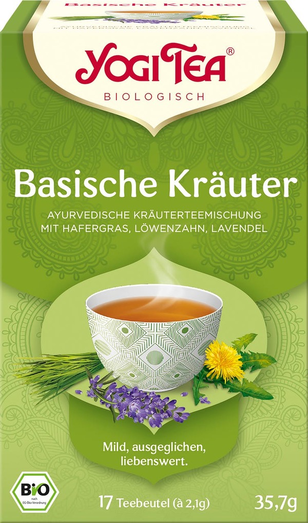 Bild 1 von Yogi Tea Kräutertee Basische Kräuter 17 Teebeutel (35,7 g)