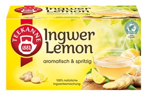 Teekanne Kräutertee Ingwer-Lemon 20 Teebeutel (35 g)