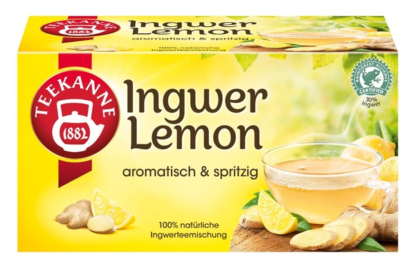 Bild 1 von Teekanne Kräutertee Ingwer-Lemon 20 Teebeutel (35 g)