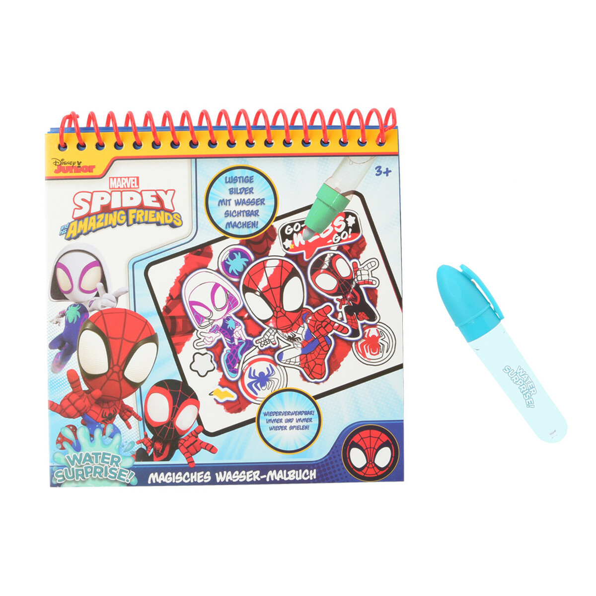 Bild 1 von Spidey Wasser-Malbuch mit Stift