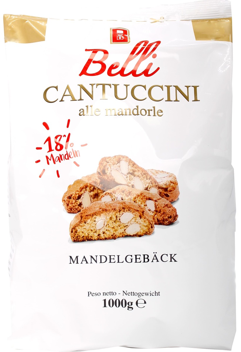 Bild 1 von Belli Cantuccini Mandelgebäck mit 18% Mandeln (1000 g)