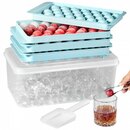 Bild 1 von VEVOR Eiswürfelbereiter Eiswürfelformen 33 / 104 Stk.Pro Mal Eiskugel 2,8/1,5 cm Eiswürfelform Eiskugelforner Eisschaufel, Strapazierfähige Eiswürfelformen Eiswürfelbehälter Whisky, Americano