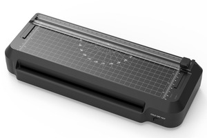 SIGMA Laminator Starter Kit EL150, Kunststoff ABS, 36.3 x 14 x 7.9 cm, für DIN A4, schnelle Heiß- und Kaltlaminierung, weiß