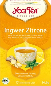 Yogi Tea Kräutertee Ingwer Zitrone 17 Teebeutel (30,6 g)