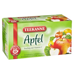 Teekanne Früchtetee Apfel 20 Teebeutel (60 g)