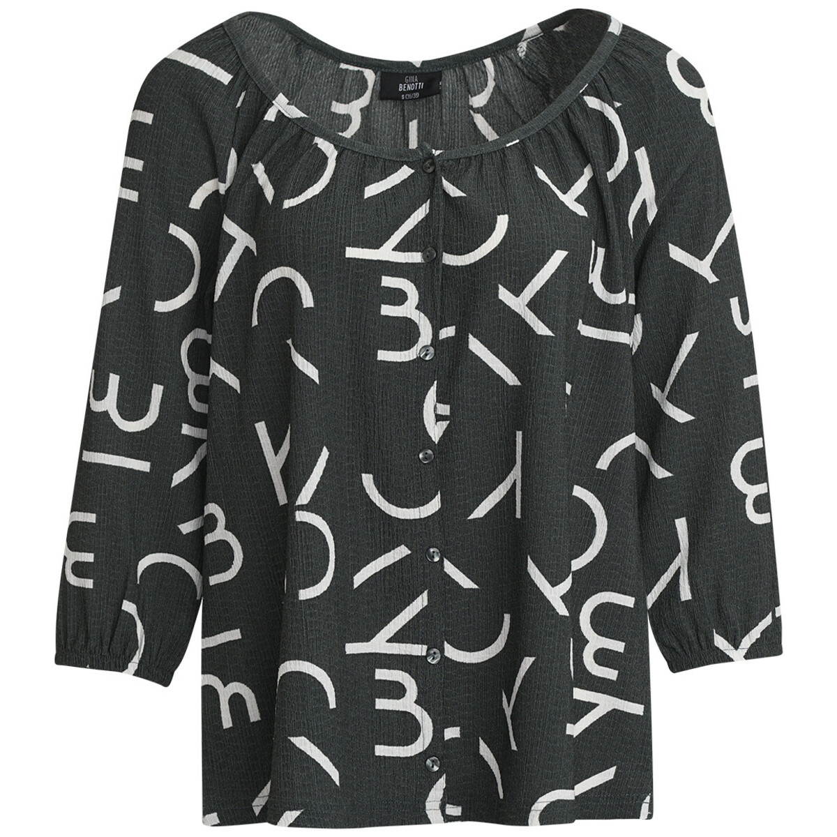 Bild 1 von Damen Bluse mit gekreppter Struktur