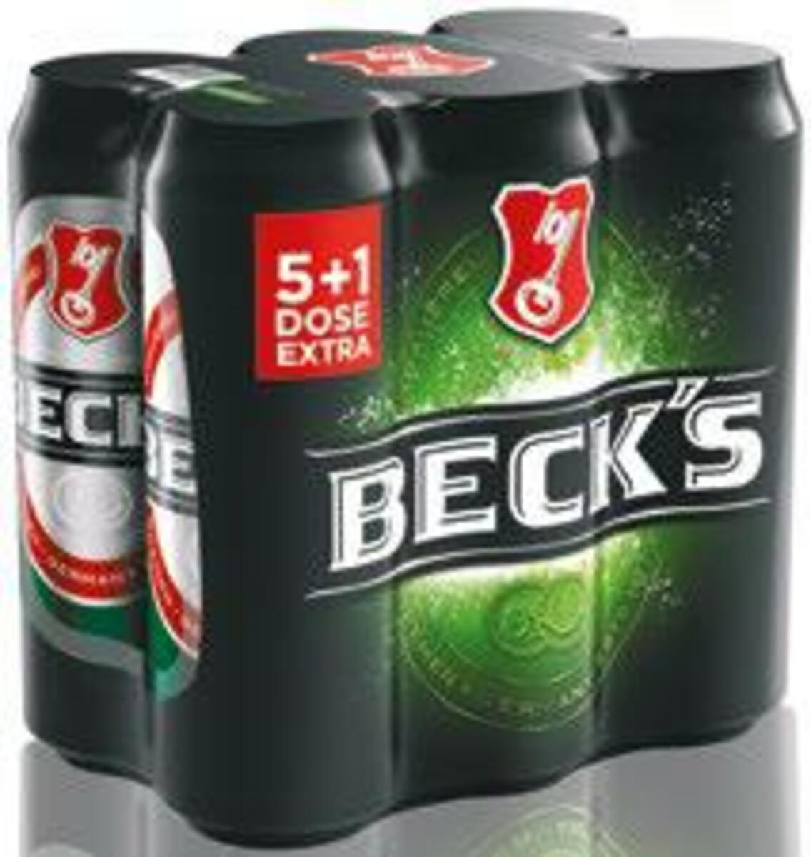 Bild 1 von Beck’s Pils Dose 5 + 1 gratis