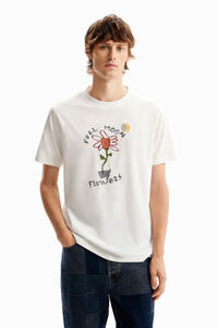 T-Shirt Blume Mond