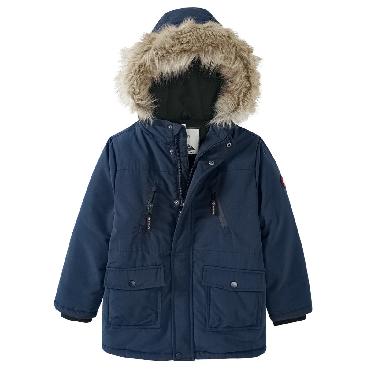 Bild 1 von Jungen Parka mit Fellimitat