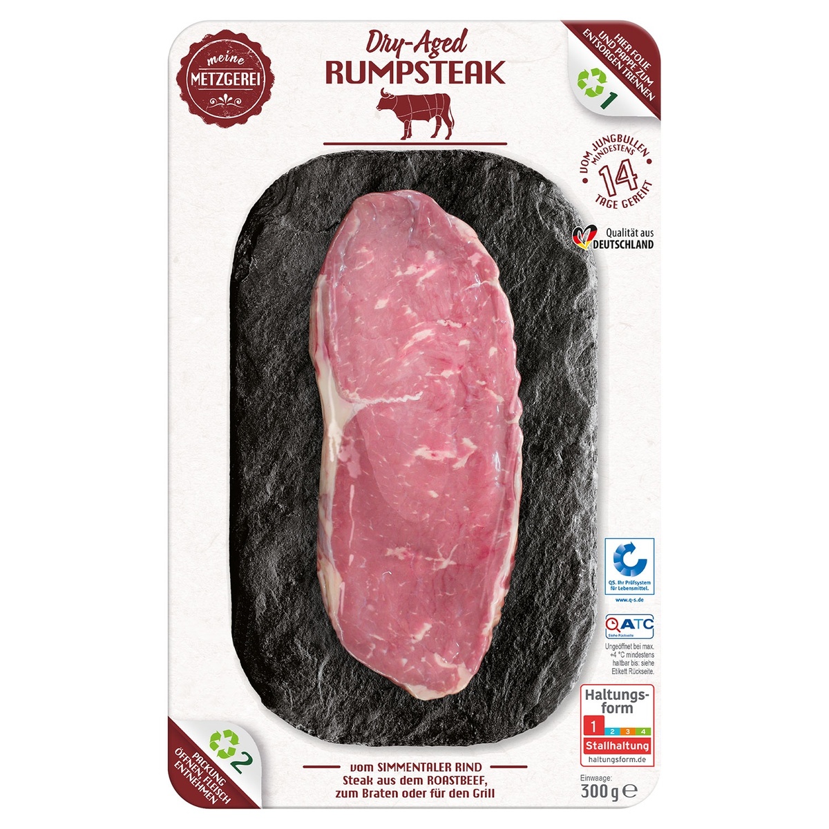 Bild 1 von MEINE METZGEREI Dry-aged-Steak vom Simmentaler Rind 319 g