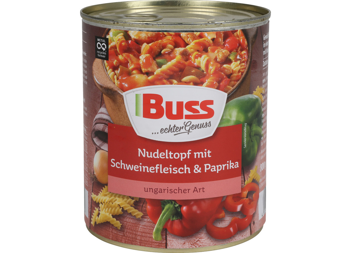 Bild 1 von Nudeltopf 'ungarische Art' 800g