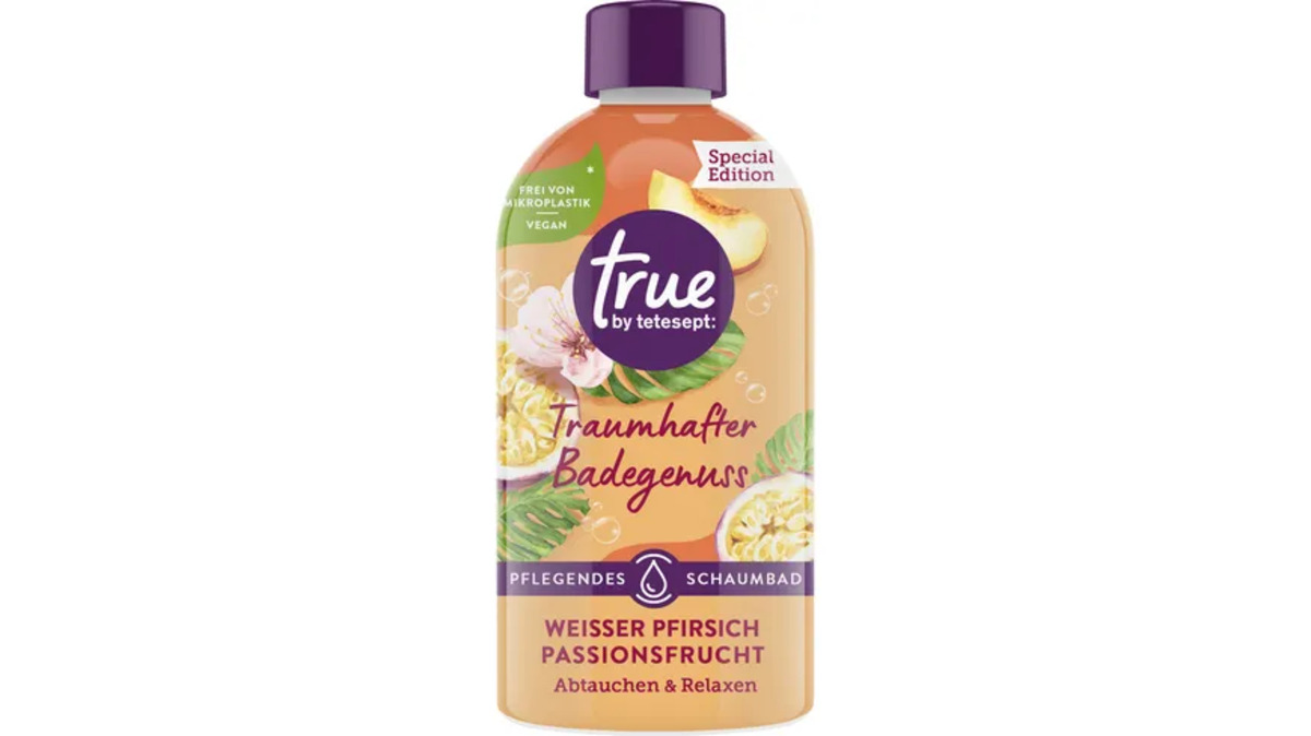 Bild 1 von true by tetesept Schaumbad Traumhafter Badegenuss