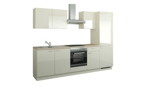 Küchenzeile mit Elektrogeräten creme Maße (cm): B: 270 Küchen