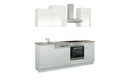 Bild 1 von Küchenzeile mit Elektrogeräten weiß Maße (cm): B: 220 Küchen
