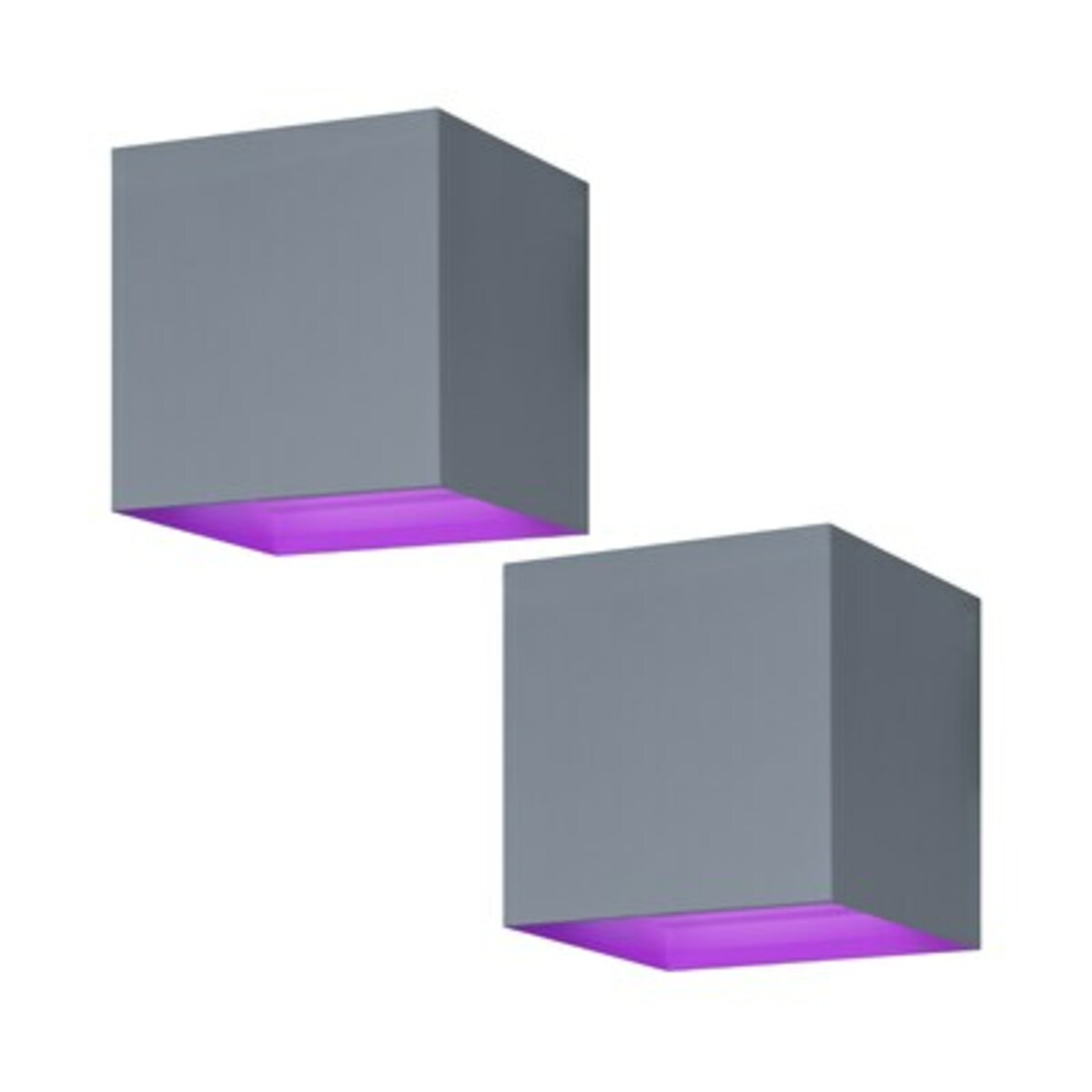 Bild 1 von Hombli smarte Außenwandleuchte grau, 2er Pack
