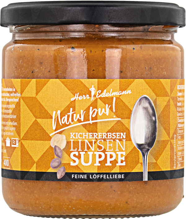 Bild 1 von Natur pur! Kichererbsen-Linsensuppe 380ml