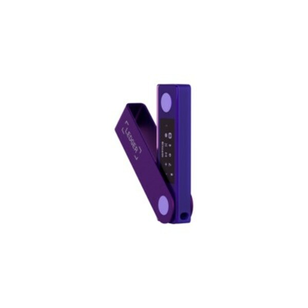 Bild 1 von Ledger Nano X Krypto-Hardware-Geldbörse Purple Amethyst