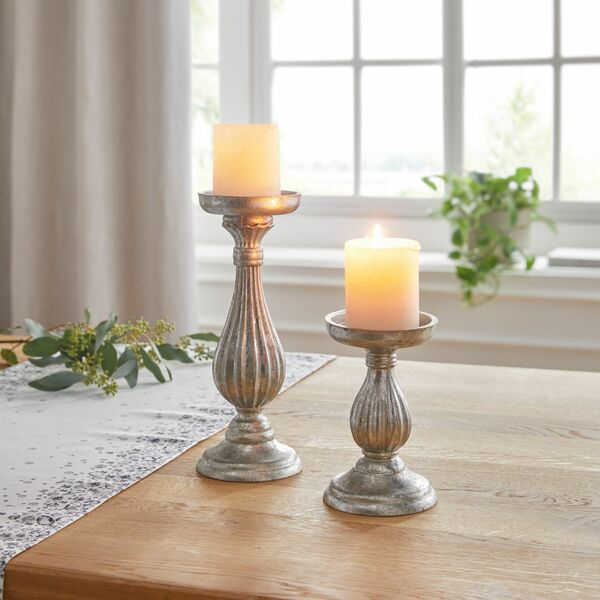 Bild 1 von HomeLiving Kerzenhalter "Eleganz", 2er Set, Licht Kerze Lichtquelle stimmungsvolle Deko