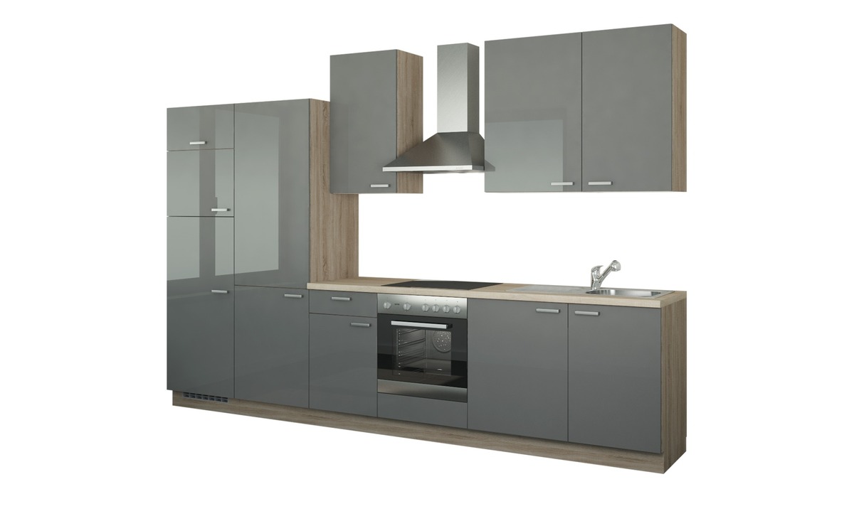 Kuchenzeile 340 Cm Mit Elektrogeraten